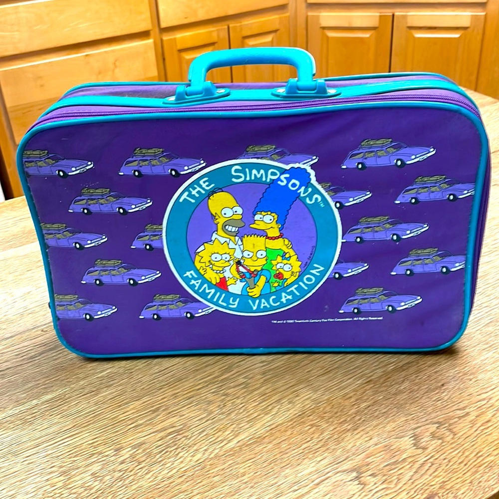 Vintage The Simpson child’s suitcase